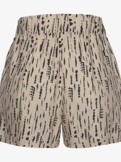 Short tissé short en tissu léger avec ceinture élastique