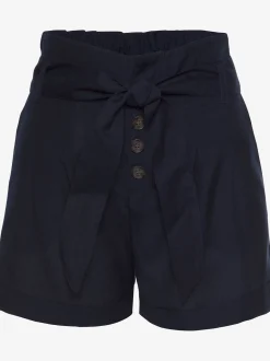 Shorts ceinture haute avec élastique au dos