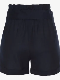 Shorts ceinture haute avec élastique au dos