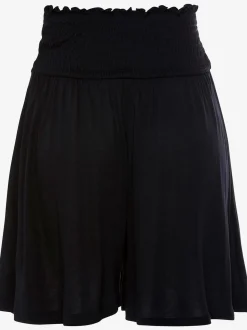 Shorts jupe-culotte avec bords-côtes confortables