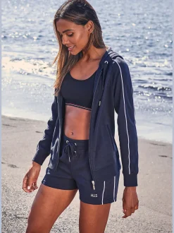 Shorts short avec passepoil contrasté