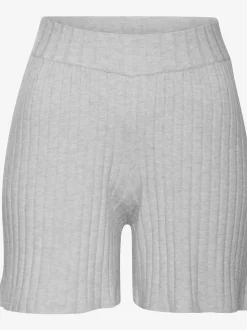 Shorts short en tricot côtelé