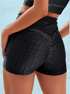 Shorts short fonctionnel avec design nid d'abeille