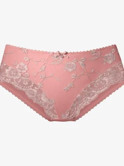 Slip avec dentelle brodée