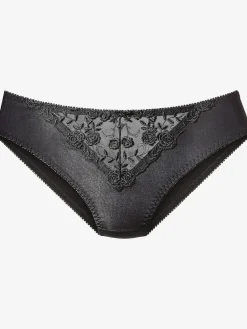 Slip avec dentelle brodée