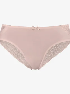 Slip brésilien joli dégradé de dentelle des côtés vers l'arrière