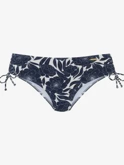 Slip de bain imprimé floral tendance contrasté