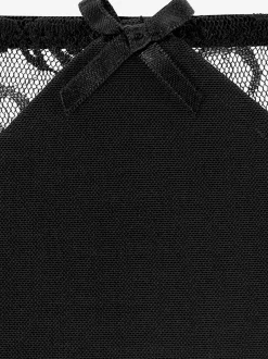 Slip dentelle jacquard