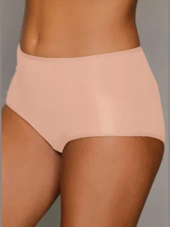 Slips finitions élastiques et plates à la taille et aux échancrures