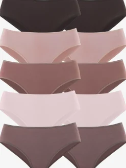 Slips jazz lot de 10 panties pratiques