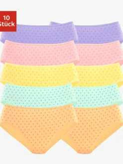 Slips jazz lot de 10 panties pratiques