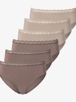 Slips jazz panties avec joli bord en dentelle