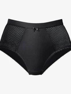Slips slip féminin taille haute en coton biologique