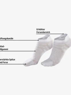 Socquettes à structure piqué