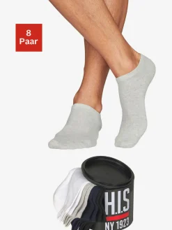 Socquettes basiques unisexe, lot de 8