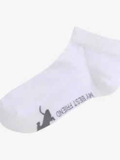 Socquettes motif de pattes doux sous la semelle