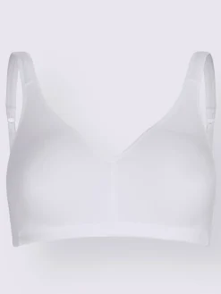 Soutien-gorge basique sans motif bretelles confort