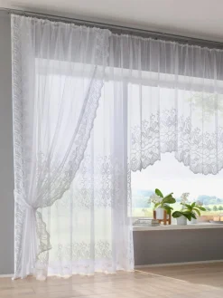 Store décoratif joli tissu jacquard
