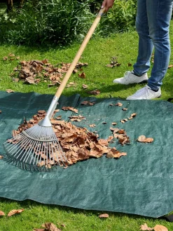 Support pour accessoires de jardinage plus de branches ni de feuilles dans la pelouse