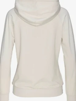 Sweat à capuche confortable, imprimé discret devant