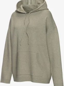 Sweat à capuche en tricot doux et élastique