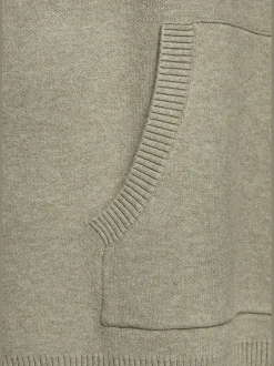 Sweat à capuche en tricot doux et élastique