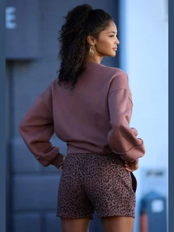 Sweater sweatshirt au coloris uni tendance