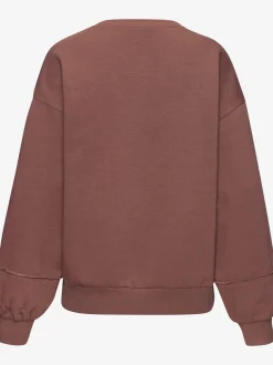 Sweater sweatshirt au coloris uni tendance