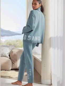 Sweater sweatshirt en tricot doux et élastique