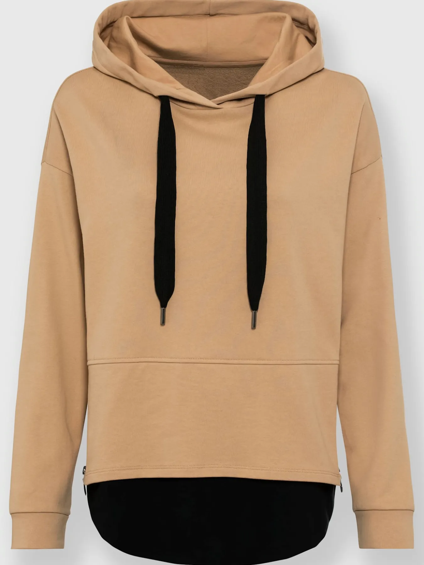 Sweatshirt à capuche aspect 2 en 1 tendance