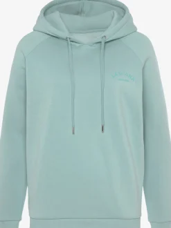 Sweatshirt à capuche avec logo brodé