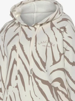 Sweatshirt à capuche avec motif zèbre