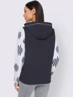 Sweatshirt à capuche capuche à coulisse et stoppeurs
