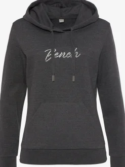 Sweatshirt à capuche chiné