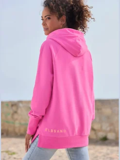 Sweatshirt à capuche grande capuche doublée