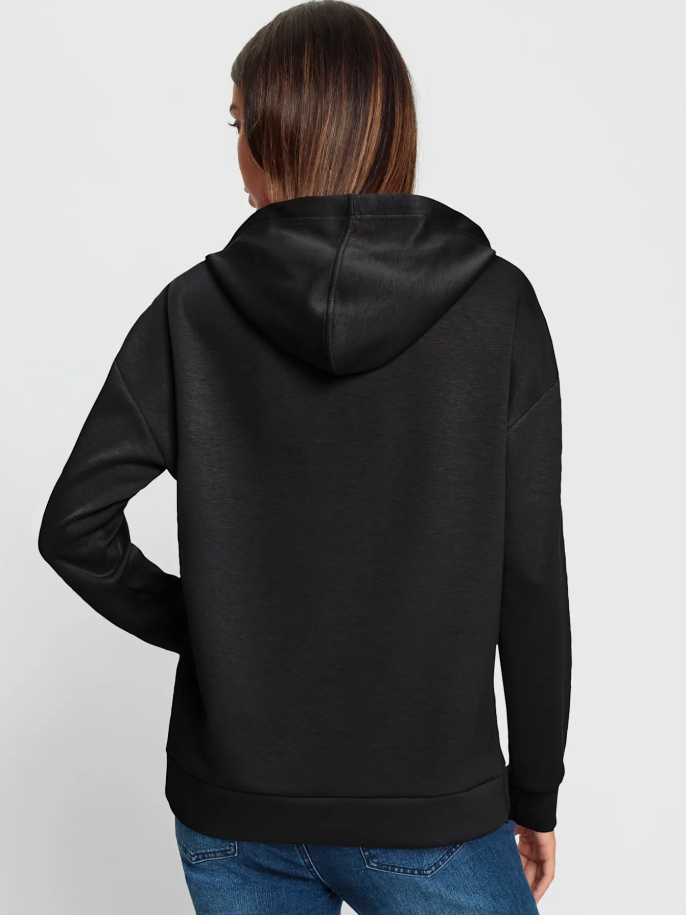 Sweatshirt à capuche inscription tendance