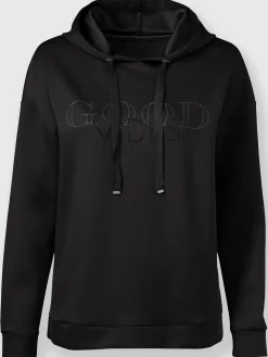 Sweatshirt à capuche inscription tendance