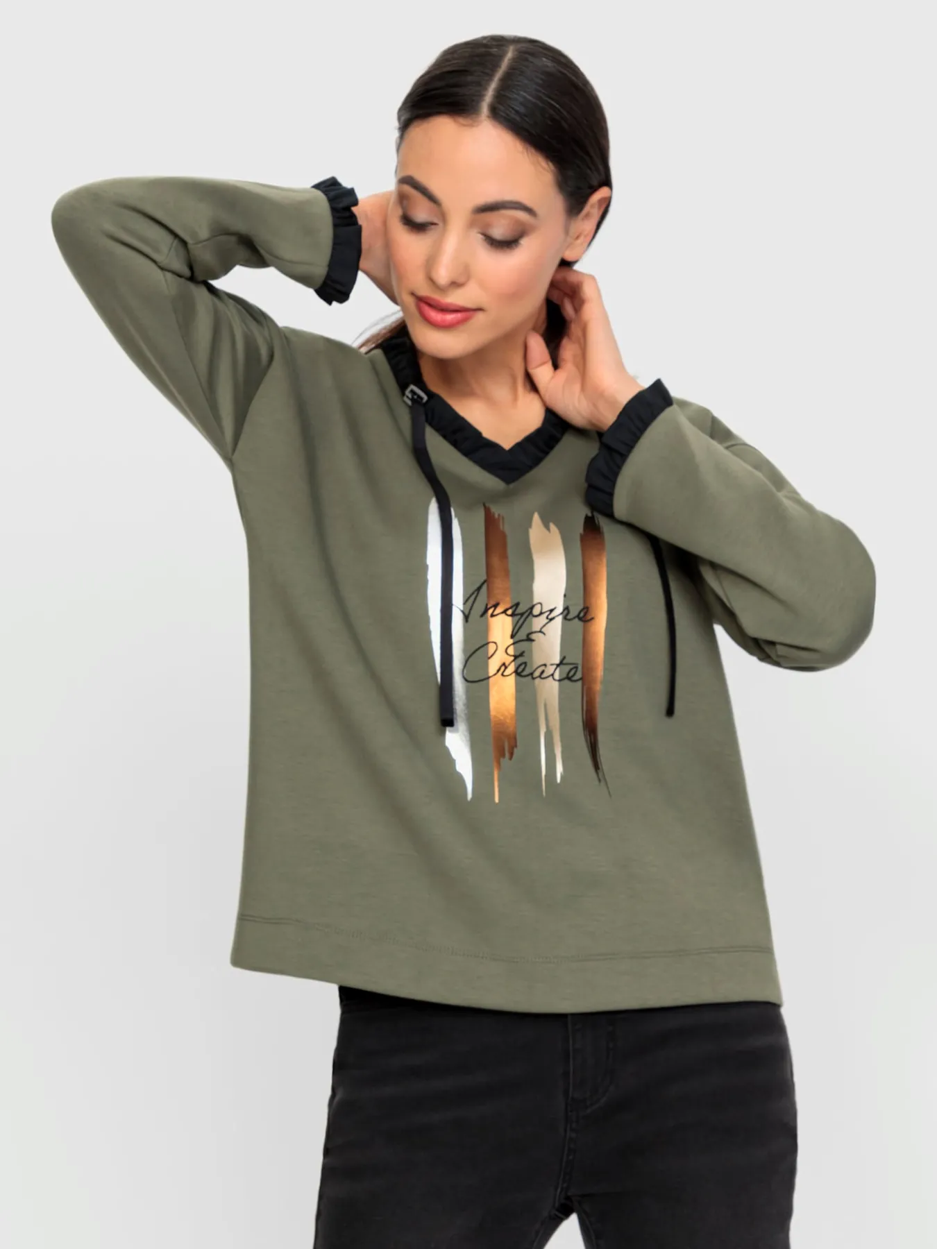 Sweatshirt 50% modal