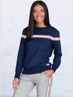 Sweatshirt à rayures