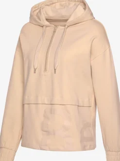 Sweatshirt avec glissière et capuche