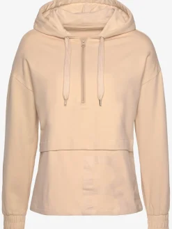 Sweatshirt avec glissière et capuche