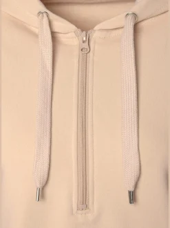 Sweatshirt avec glissière et capuche