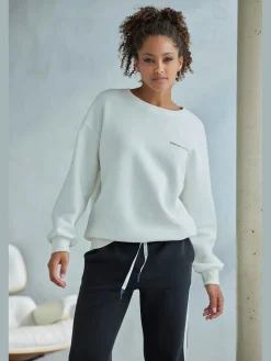 Sweatshirt avec logo imprimé
