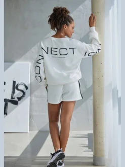 Sweatshirt avec logo imprimé