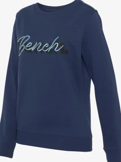 Sweatshirt basique avec logo imprimé et broderie