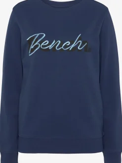 Sweatshirt basique avec logo imprimé et broderie