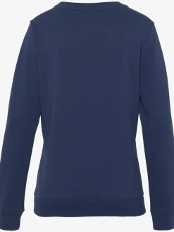 Sweatshirt basique avec logo imprimé et broderie