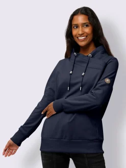 Sweatshirt col asymétrique
