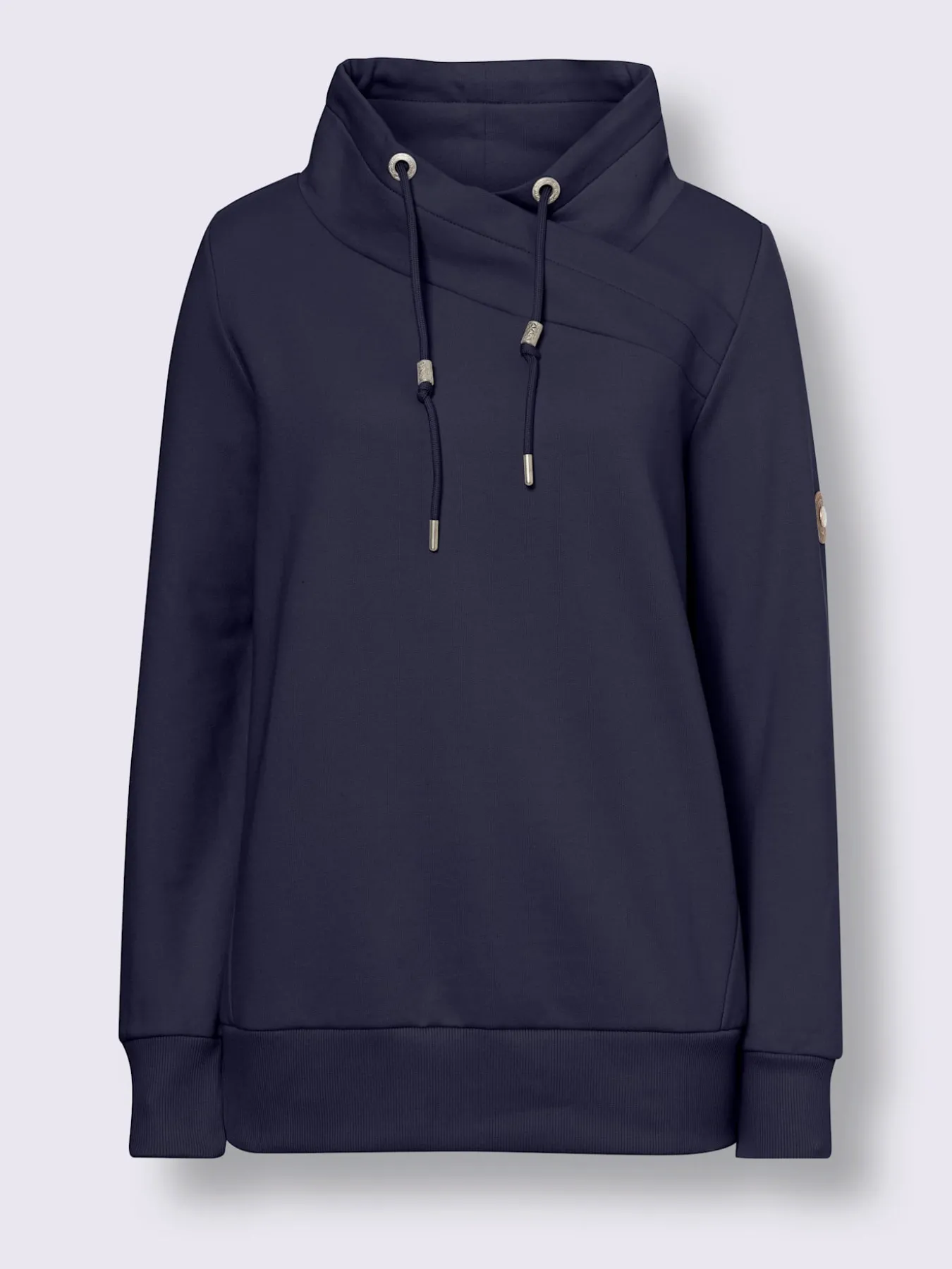Sweatshirt col asymétrique
