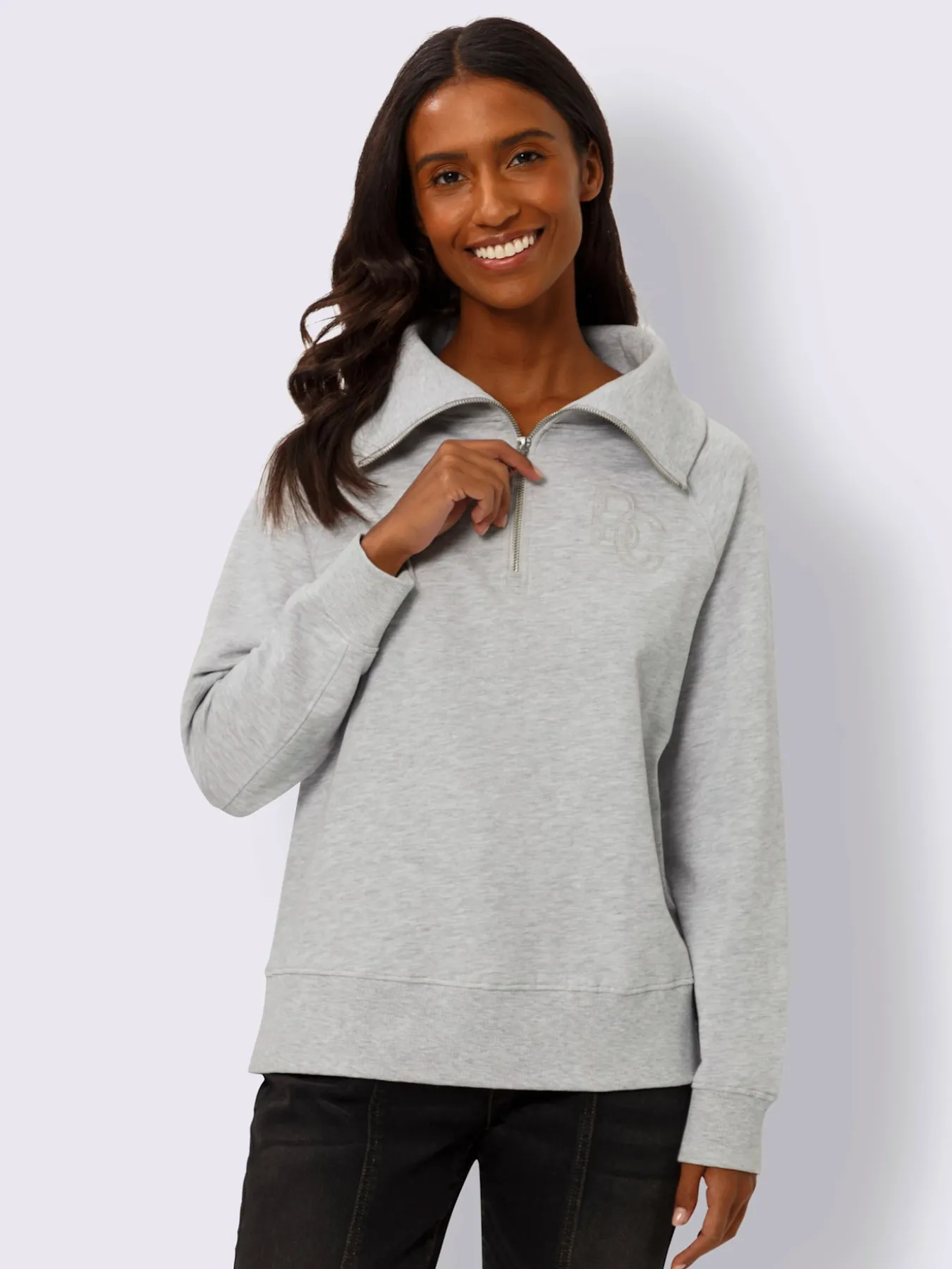 Sweatshirt col camionneur